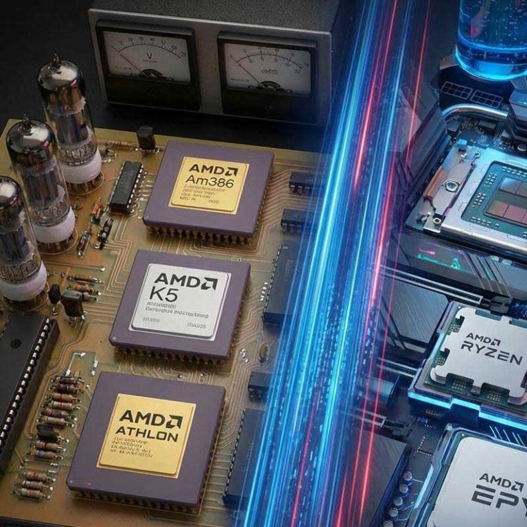 آشنایی با نسل‌های پردازنده‌های AMD: سفر از آغاز تا پادشاهی رایزن