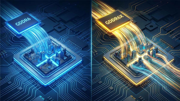 تفاوت GDDR6 و GDDR6X