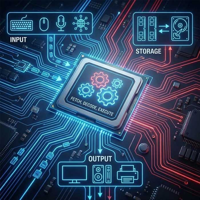 پردازنده (CPU) چگونه کار می‌کند؟ سفر به درون مغز کامپیوتر