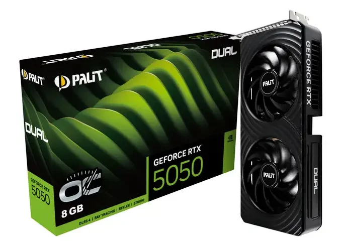 بررسی کامل کارت گرافیک Nvidia RTX 5050 Palit Dual