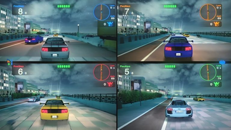 آموزش ماشین بازی دونفره در کامپیوتر با Blur