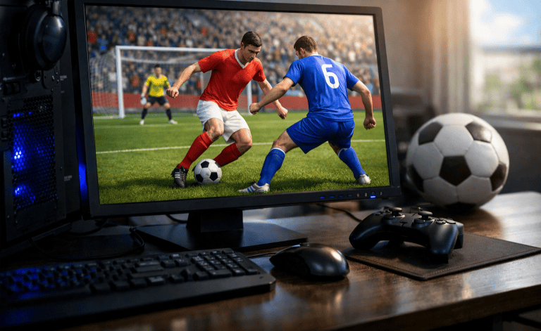 بازی فوتبال کم حجم برای ویندوز 7، 10 و 11